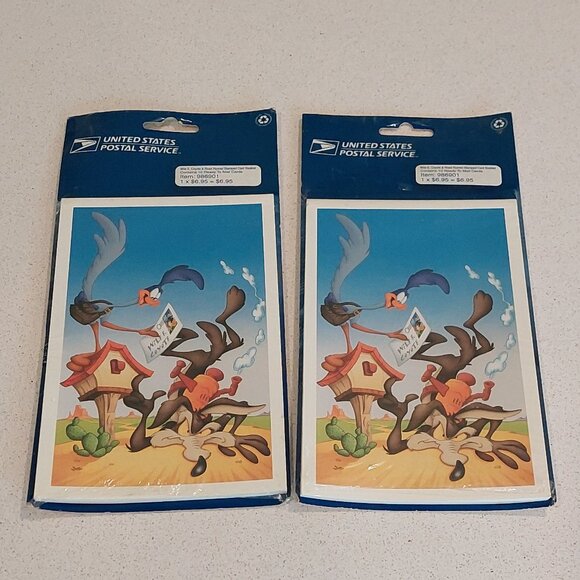 USPS Warner Brothers Road Runner & Wile E. Coyote Postcards from Year 2000 - Picture 3 of 14